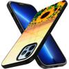 Чехол для телефона с цветами подсолнуха и цветочным рисунком для Iphone 14 13 11 12 Pro Max Mini Xs Xr X 7 8 6s Plus Se 2022, чехол из закаленного стекла