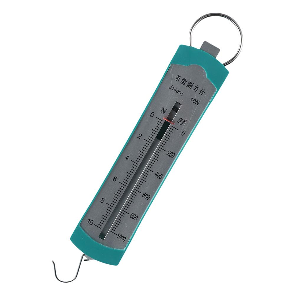 Green Force Meter Spring Scale 10N Hanging Spring Dynamometer Measuring Instrument