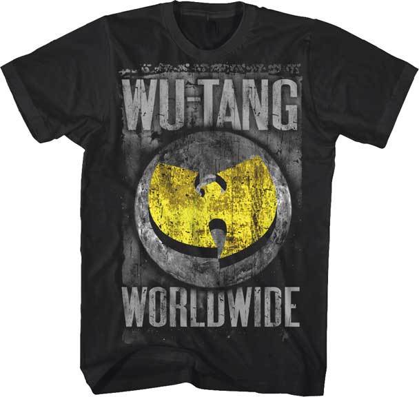 WUTANG CLAN - Worldwide - T Shirt Mens Womens Tees Top S,M,L,XL,2XL Brand New Official Merchandise