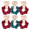 Stylish High-Elastic Satin Scrunchie Set for Girls