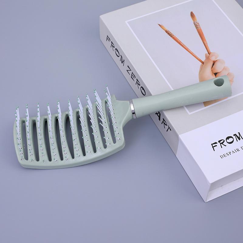 Женская портативная воздушная массажная расческа для кожи головы для укладки и завивки длинных волос