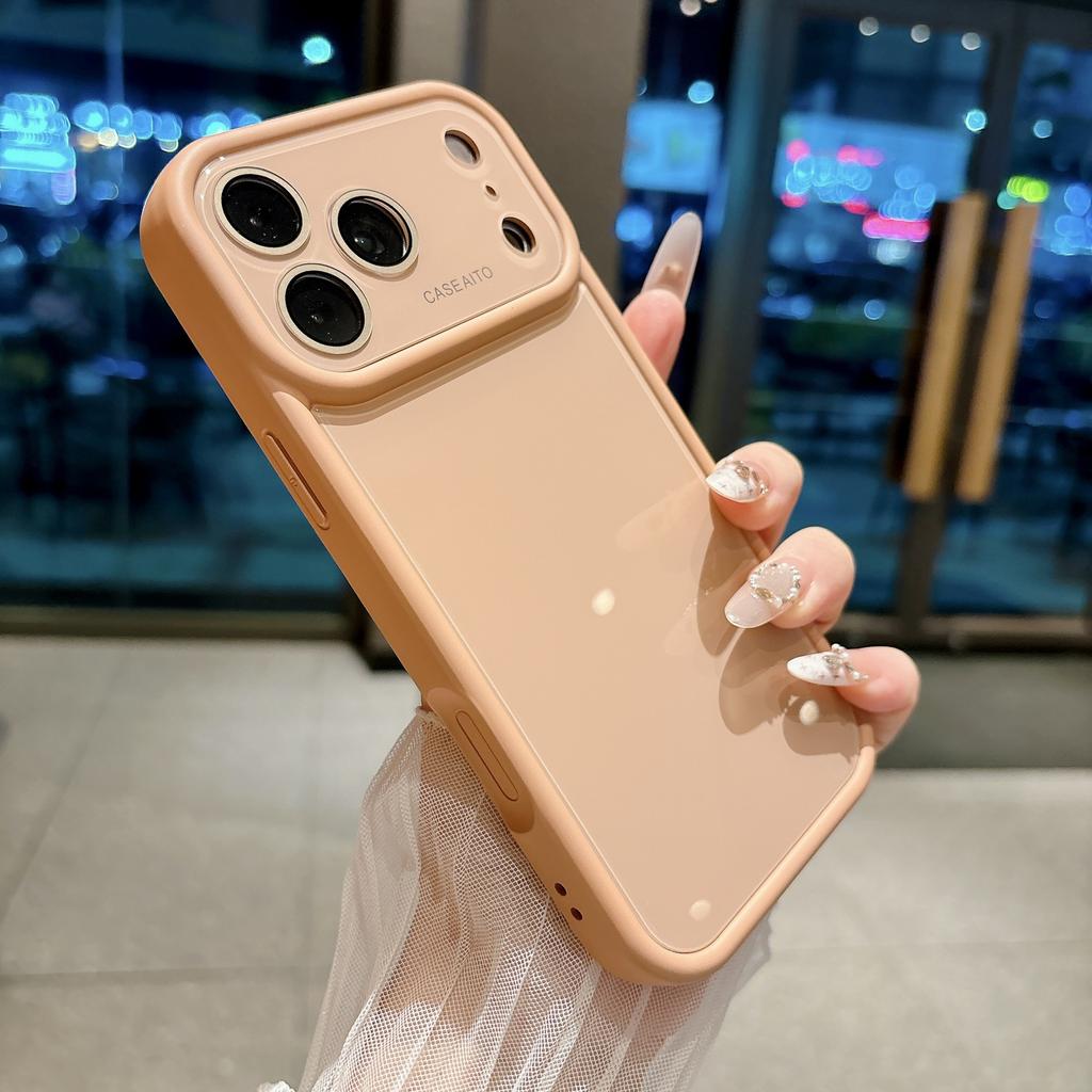 Простой и продвинутый однотонный чехол для мобильного телефона Apple 17promax iPhone16pro полноразмерный противоударный 14/15.