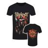 Slipknot metal band retro 3D neutral T-shirt street Harajuku top American short sleeved hip-hop round neck summer men's clothing