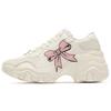 Pulsar Wedge Ribbon Women Sneakers Cream Whisper-White Chalk-Pink 387090-01