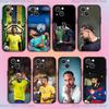 Крутой Футбольный Спортивный Чехол Для Телефона N-Neymar_S Для iPhone 16,15,14,13,12,11,Pro,XS,Max,XR,Plus,E,SE4,Mini Черный Мягкий Чехол