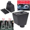 For Renault Clio 4 Armrest Box For Renault Captur Clio 3 III IV Car Armrest Auto Storage Box Dedicated Interior Car Accessories