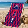 Clermont Foot Crest Design Beach Towel Microfiber Beach Towel, Lightweight and Quick-Dry, for Summer Travel, Swimming Pool Fan Birthday Gift