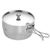 КЕМПИНГ MOON Кемпинговый уличный горшок One Hand из нержавеющей стали, алюминий, полный трехслойный, сталь 2,0 л CC-18
