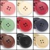10Pcs Round Coat Buttons Beautiful 4-Hole Resin Buttons Woman Overcoat Woolen Cloth Apparel Accessories