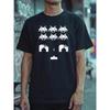 Футболка Space Invaders, Подарок ему, Подарок на день рождения, Смешная футболка, Хлопковая футболка стандартного кроя