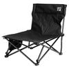 Captain Stag Uc 1906 Outdoor Chair  Wide Chair  Side Pockets  Storage Bag Included  Black Gracia