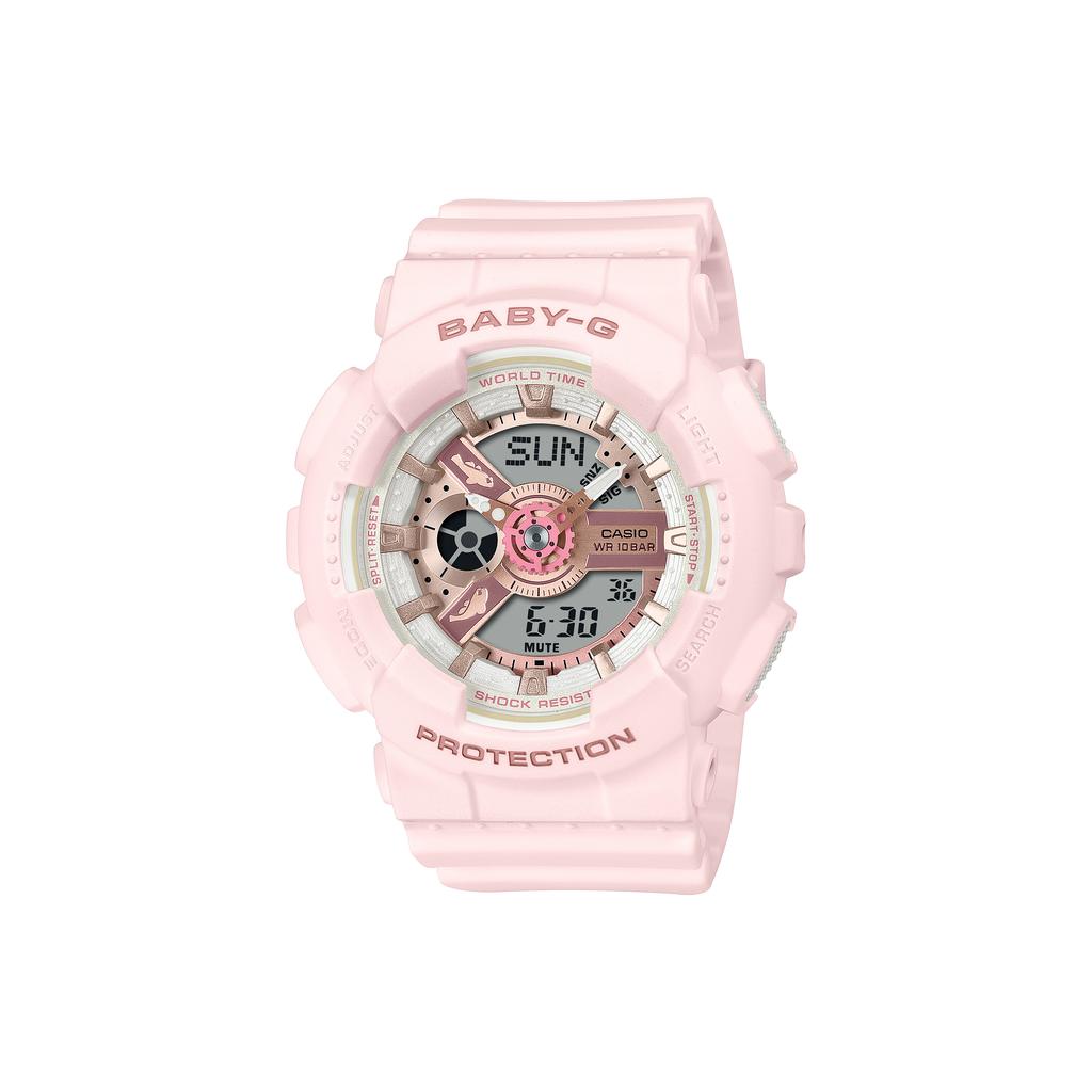 Casio Женские часы BABY-G Серые BA-110AQ-4APR BA-110AQ-4APR