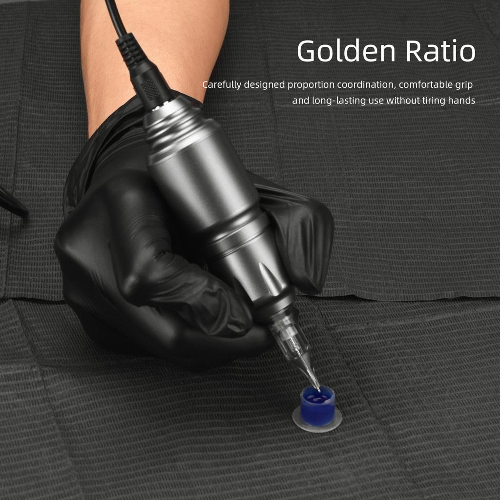 ATOMUS Роторная ручка для татуировки из алюминиевого сплава, комплект шнура питания для татуировки, шейдерный лайнер, двигатель для