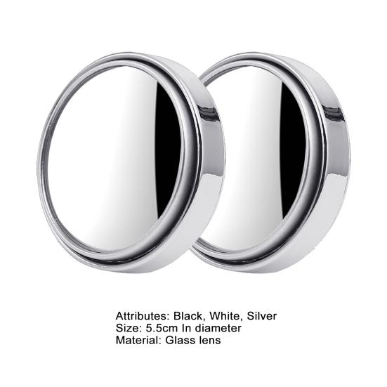 Зеркало для слепых зон, универсальное, круглое, с прочной фиксацией