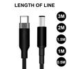 Шнур питания для ноутбука с быстрой зарядкой, наконечник USB C на DC 7.4x5.0 мм, 20 В, для зарядки ноутбуков, плетеный провод