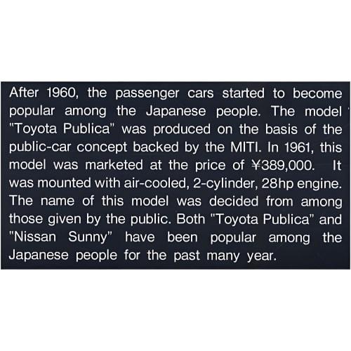 Micro Ace 1/32 Owners Club '61 Toyota Publica Plastic Model No. 16