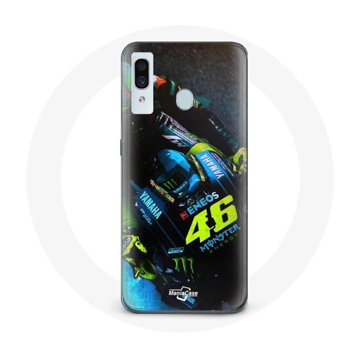 Coque - Valentino Rossi - Galaxy A20e - Silicone - Souple - Pilote de course Moto GP