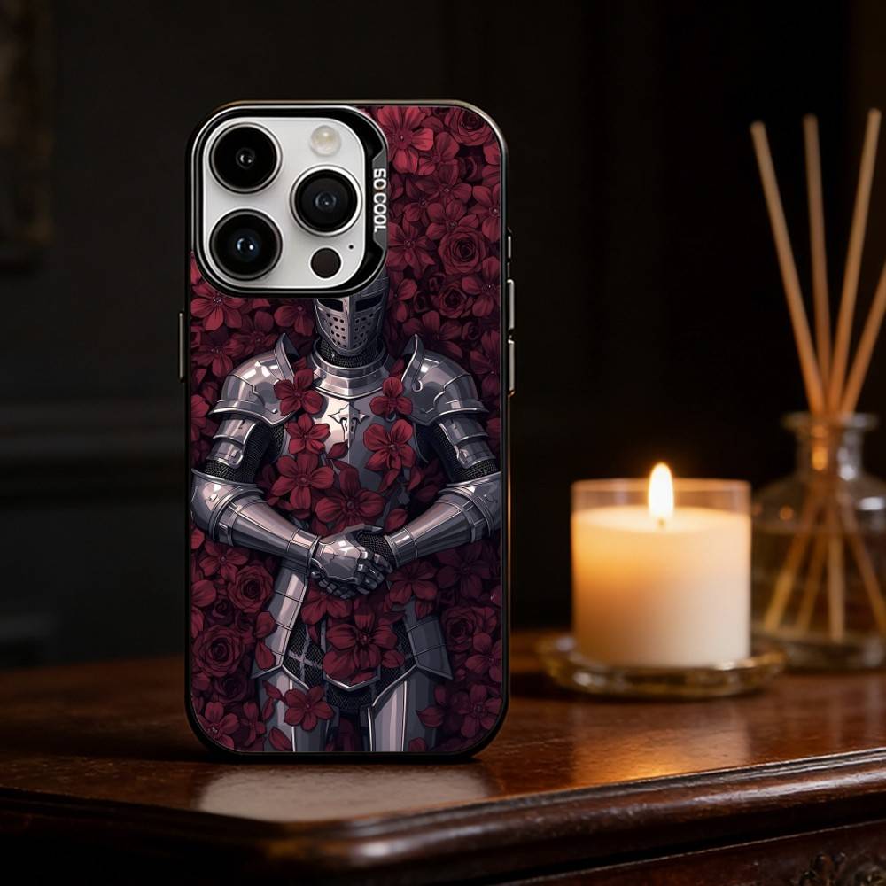 Чехол для телефона D-Dark S-Souls Game Цвет Серебристый Корпус Для IPhone 17 16 15 14 13 12 11 Pro Max Plus