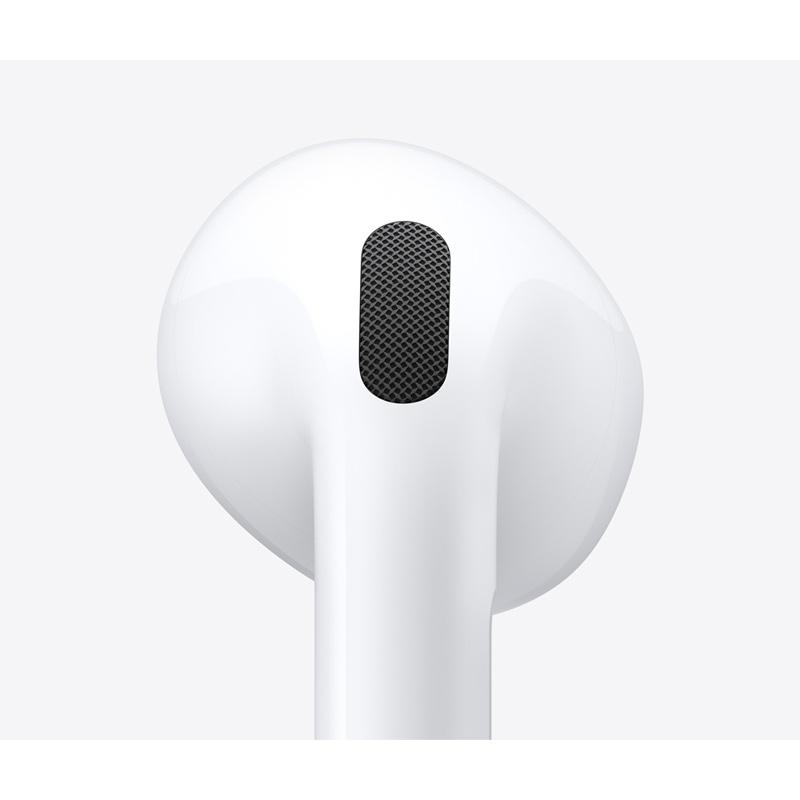 Apple Беспроводные наушники AirPods 4 с микрофоном — Bluetooth, USB Type-C, белые