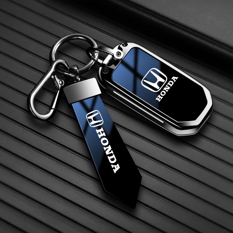 ARE1 Car Flip Key Case Cover Protector Shell Keychain For Honda Civic CR-V HR-V Accord Jade Crider Odyssey 2015-2018 Auto Accessories