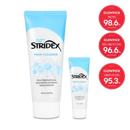 STRIDEX Mildly Alkaline Hypoallergenic Cleansing Foam 150ml Special Offer (+15ml)