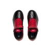 Li Ning Kids Strike Synthetic Leather Color Block Soccer Shoes Kids Soccer Shoes Black Red YKGT010-31