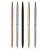 Fashion Ballpoint Pen Business Ball Point Pen Golden Silver Clip Black Refill Writing