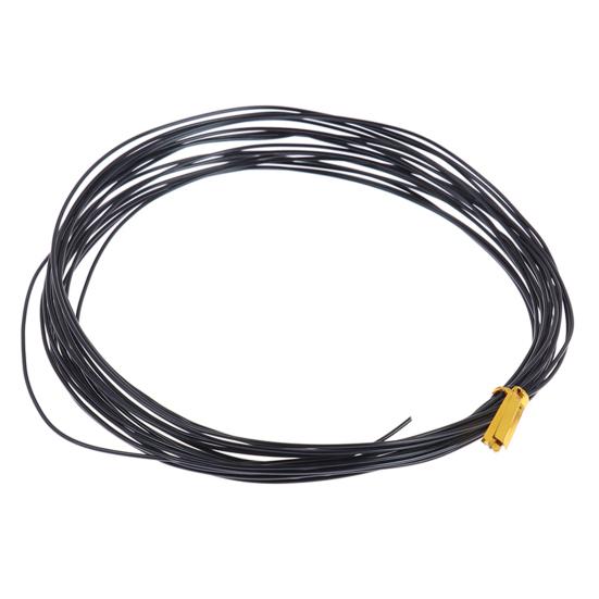 1 рулон, 5 м, проволока для бонсай, гибкая, многоразовая, нержавеющая, гибкая, удобная для хранения, форма растения, 6 размеров, тренировочная ветка бонсай, черная проволока для балкона