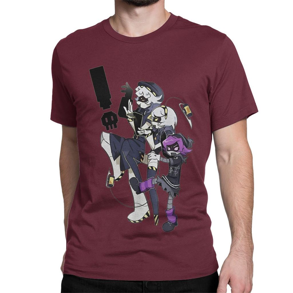 Anime T Shirts Men Women Pure Cotton Casual T-Shirt Round Neck N and Uzi Doorman Tees Short Sleeve Clothes Summer