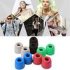 5 Pairs Medium Silicone Ear Plugs Ear Protection 4.9mm Memory Foam Tips For In-ear Earphone Headset Headphone