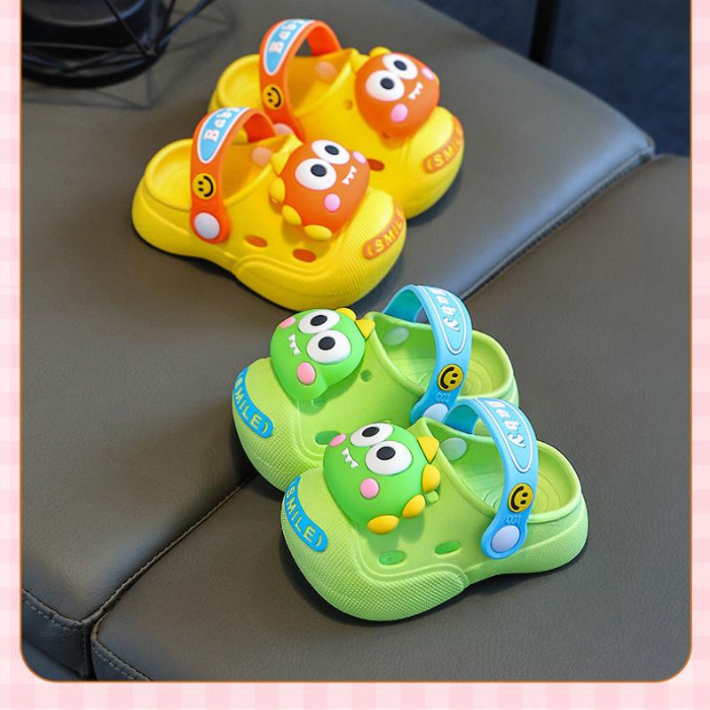 Детские летние нескользящие сандалии Crocs для девочек в помещении, пляжные сандалии для улицы