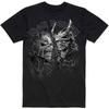 Iron Maiden Senjutsu Grayscale Heads Black Unisex T-shirt