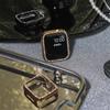 Чехол Diamond PC для Apple Watch Series10 9 8 7 6 SE ultra Bling защитный бампер блестящая рамка для IWatch 46 мм 42 мм 40 мм 41 мм 45 мм 44 мм 49 мм крышка