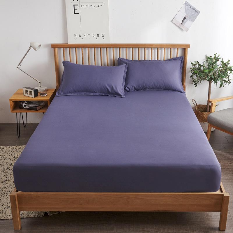 Хлопчатобумажные простыни с резинками, нескользящие регулируемые наматрасники (Без наволочки)