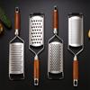 Stainless Steel Cheese Graters Wood Handle Turnip Grater Potato Shredder Kitchen Household Gadgets