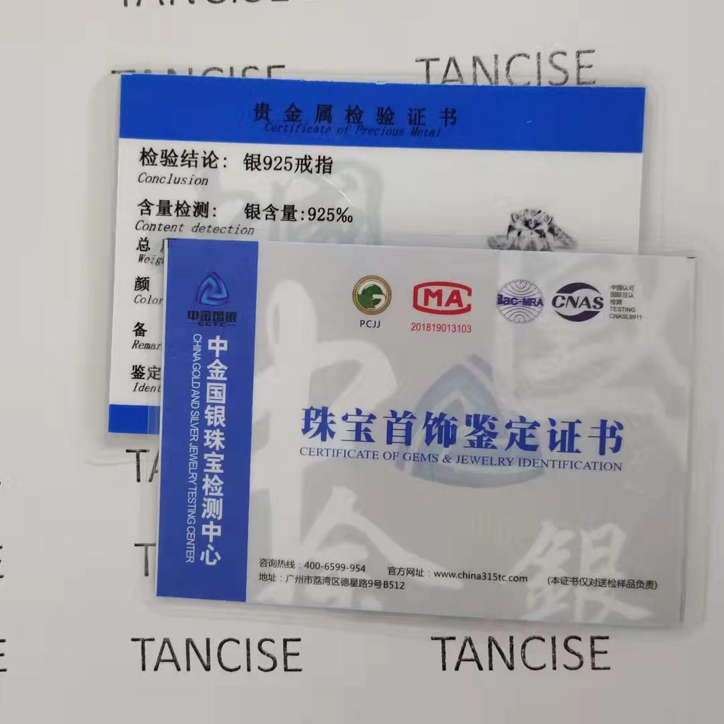 Lindon Classic 925 Sterling Silver Zircon Ring Ladies Jewelry Wedding Promise Party Gift