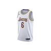 NBA Training Tank Top Fan Edition 20 - LA Lakers James No. 6 Men Tops White CW3595-103