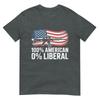 100 American 0 Liberal Usa Patriotic Veterans Military TShirt