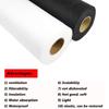 Width 100cm White Black Lightweight Non-Woven Fusible Interlining Fabric Apparel Sewing DIY Accessory