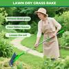 Detachable Lawn Rake Thatch Rake for Lawn Care Dethatching Rake Garden Leaf Rake Soil Cultivator Lawn Grass Rake Aerator Tool