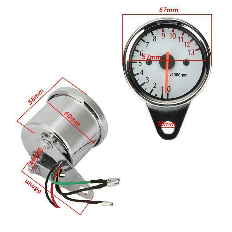 Motorcycle Tachometer Universal Backlit 12V Accessories Speedometer Tacho Gauge Backlight for Yamaha FZS 1000 Fazer GN 125 ...