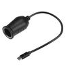 Hihaha 20V Cigarette Lighter Adapter Car RV USB Type C Female Cigarette Lighter Converter