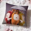 Милая Мультяшная Наволочка O-Oddbods Премиум Комфорт Двусторонняя Наволочка - Дизайн Два в Одном для Любой Комнаты и Салона Автомобиля