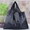 Portable Shopping Shoulder Bag Oxford Cloth Casual Travel Foldable Bag