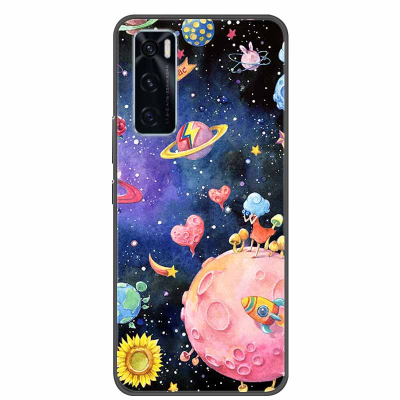 Чехол для Vivo Y70 Мраморный Мягкий Силиконовый Задние Чехлы для Телефона Vivo Y70 для Vivo Y70 Y 70 VivoY70 Coque Funda Милый Мультяшный