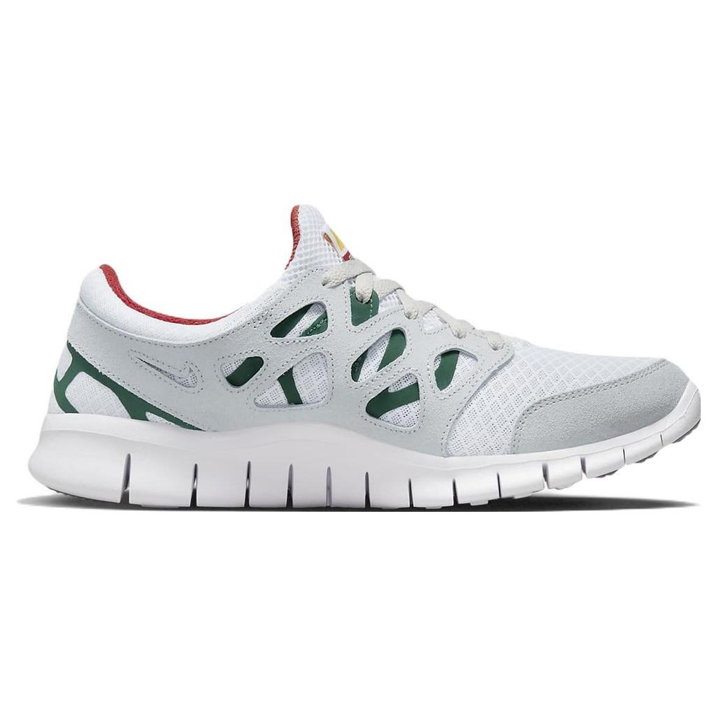 Nike Мужские кроссовки Free Run 2 White Gorge Green Cinnabar Amarillo 537732-102