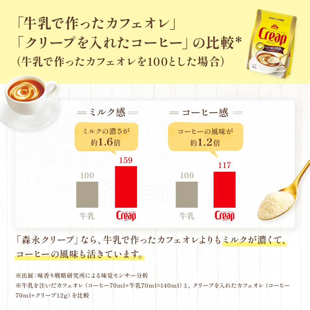 Morinaga Creap Stick Coffee Milk 100 Sticks Coffee Cream