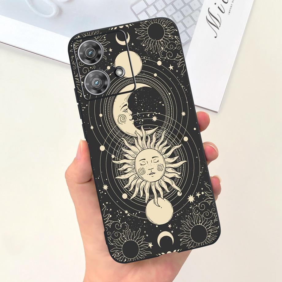 For Motorola Moto Edge 40 Neo 5G Case Cool Style Soft Silicone Rubber Anti-knock Phone Cover Cartoon Pattern Fundas Edge40 Neo