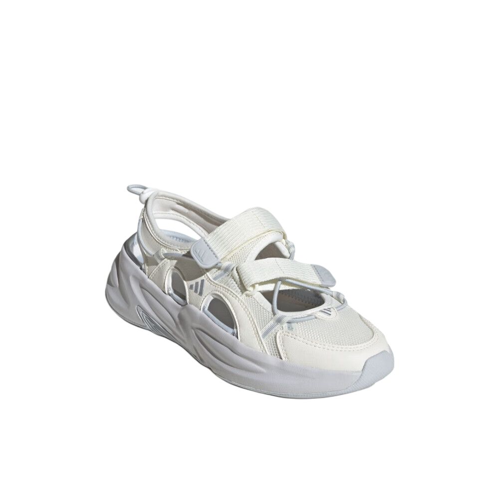 Adidas Ozwave Sandal Comfortable Versatile Non-Slip Shock-Resistant Durable Creek Shoes Unisex Shoes White JS4576