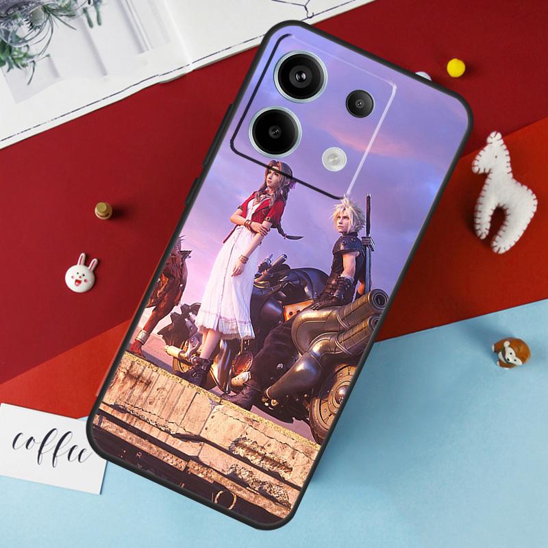 Final Fantasy VII Case for Xiaomi Redmi Note 13 12 10 8 9 11 Pro 12S 10S 11S Redmi 13C 10A 10C 9C 12C Cover